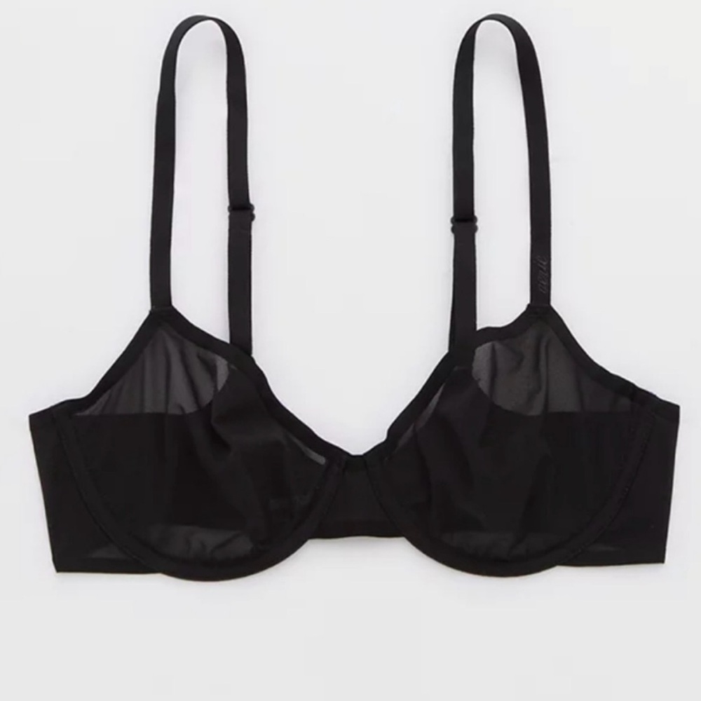 NWT Aerie Smoothez Unlined Mesh Bra 34DD